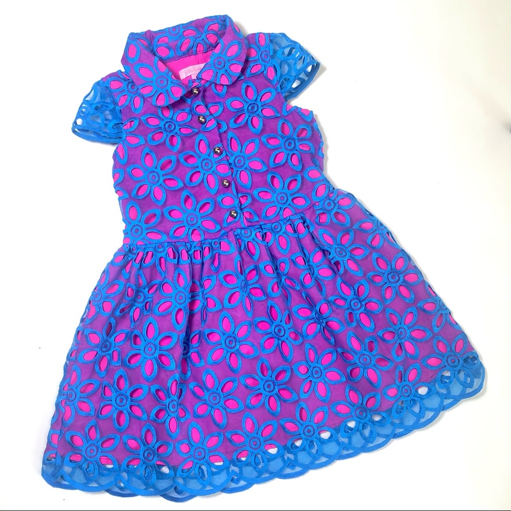 Lilly Pulitzer Girl’s eyelet dress 🌺🌸🌺6
